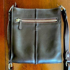 Leather crossbody